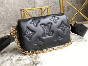 Louis Vuitton Wallet on Strap Bubblegram Black M81398 - 6