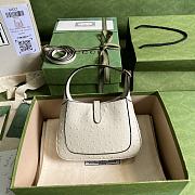 Gucci Jackie 1961 Mini Ostrich Bag In White 637091 - 5