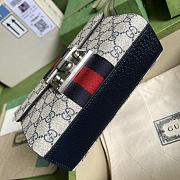 Gucci Padlock Small Shoulder Bag Blue 409487 - 2