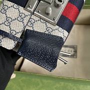 Gucci Padlock Small Shoulder Bag Blue 409487 - 4