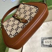 Gucci Jackie 1961 Mini GG Shoulder Bag Brown 675799 - 3