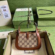 Gucci Jackie 1961 Mini GG Shoulder Bag Brown 675799 - 4