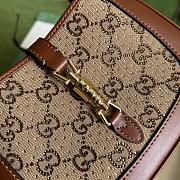 Gucci Jackie 1961 Mini GG Shoulder Bag Brown 675799 - 5