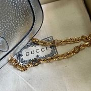 Gucci Jackie 1961 Lamé Mini Bag Silver ‎675799 - 6