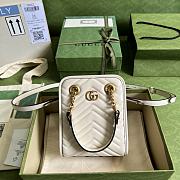 GG Marmont Matelassé Mini Bag White - 1