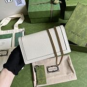 Gucci Diana Mini Bag With Bamboo White - 4