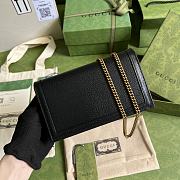 Gucci Diana Mini Bag With Bamboo Black - 4