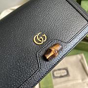 Gucci Diana Mini Bag With Bamboo Black - 3