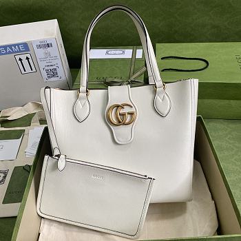 Gucci Small tote with Double G bag White