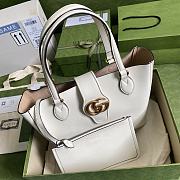 Gucci Small tote with Double G bag White - 6