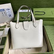 Gucci Small tote with Double G bag White - 4