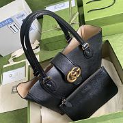 Gucci Small tote with Double G bag Black - 2