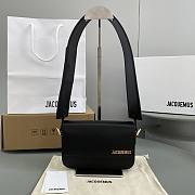 Jacoquemus Acquemus Le Carinu Small Square Bag Leather Black - 1