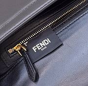 Fendi Women Baguette Chain Black Nappa Leather Bag - 2