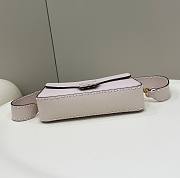 Fendi Baguette White Full Grain Leather - 6