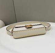 Fendi Baguette White Smooth Leather  - 6