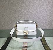 Fendi Fendace Baguette Brooch White - 1