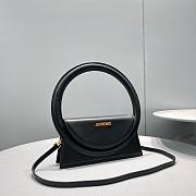 Jacquemus Le Sac Rond Circle Purse  Black - 2