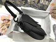 Dior Saddle Black Ultramatte Calfskin Size 25.5cm - 4