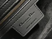 Dior Saddle Black Ultramatte Calfskin Size 25.5cm - 3