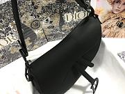 Dior Saddle Black Ultramatte Calfskin Size 25.5cm - 2