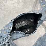 Balenciaga Shoulder Bag Denim  - 3