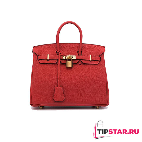 Hermes Birkin Togo Red 25cm - 1