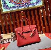 Hermes Birkin Togo Red 25cm - 3