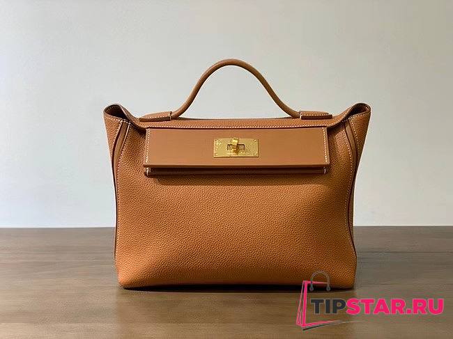 Hermes Kelly Togo H2424 Gold Brown size 29cm - 1