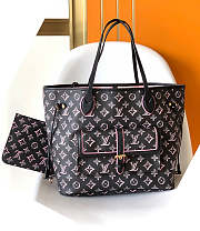 Louis Vuitton Buci Box black MM bag size 32x28x14 cm - 1
