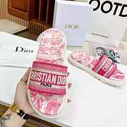 Dior Dway Pink Slippers - 5