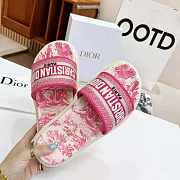 Dior Dway Pink Slippers - 4
