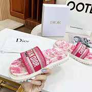 Dior Dway Pink Slippers - 6