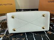 LV Alma BB White Grain Leather With Strap Size 25x18x12 cm - 2