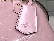 LV Alma BB Rose Ballerine Pink Patent Monogram Vernis M50415 Size 25x19x11 cm - 3