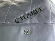 Chanel 22 Small Handbag Navy Blue Calfskin AS3260 Size 35x37x7 cm - 2