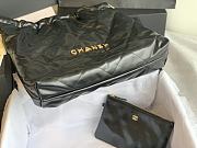 Chanel 22 Large Handbag Black Calfskin AS3262 Size 48x45x10 cm - 5