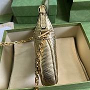 Gucci Jackie 1961 Lizard Mini Bag Golden 675799 Size 19x13x13 cm - 2