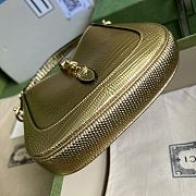 Gucci Jackie 1961 Lizard Mini Bag Golden 675799 Size 19x13x13 cm - 3