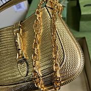 Gucci Jackie 1961 Lizard Mini Bag Golden 675799 Size 19x13x13 cm - 6