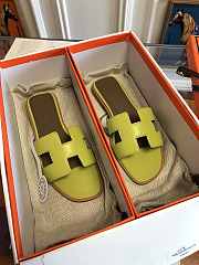 Hermes Slippers Green - 2