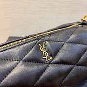 YSL Sade Black Leather Bag Size 20x10x10 cm - 4