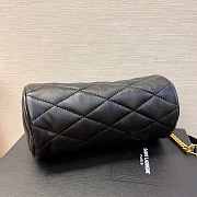 YSL Sade Black Leather Bag Size 20x10x10 cm - 3