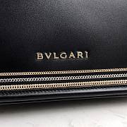 Bvlgari Serpenti Diamond Blast Shoulder Bag Black 287465 size 24 cm - 2
