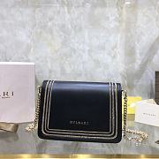 Bvlgari Mini Serpenti Diamond Blast Shoulder Bag Black size 17 x 11 x 5 cm - 4