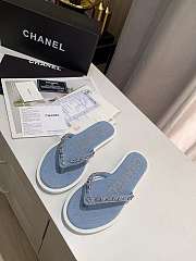Chanel Denim Chain Flip-Flops 01 - 3