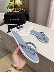 Chanel Denim Chain Flip-Flops 01 - 4