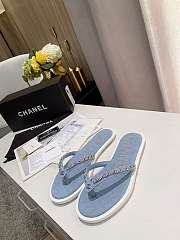 Chanel Denim Chain Flip-Flops 01 - 6
