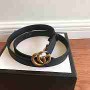 Gucci Leather belt with Double G buckle 2.0 cm - 5