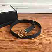 Gucci Leather belt with Double G buckle 2.0 cm - 2